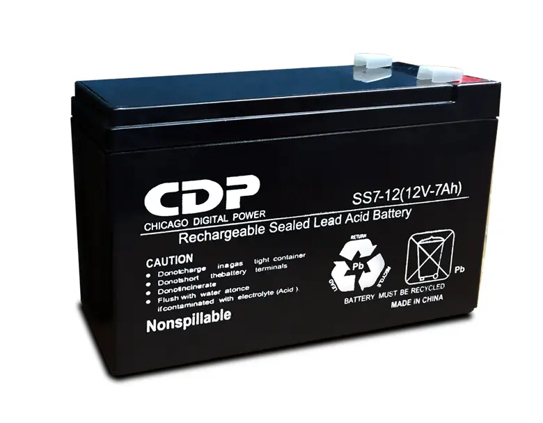 CDP 12v Sealed Lead Acid Battery 7Ah