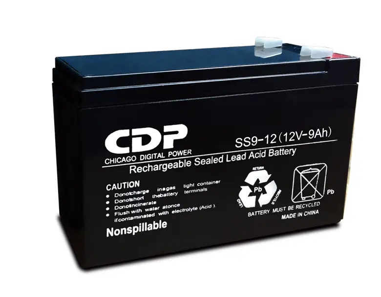 CDP 12v Sealed Lead Acid Battery 9Ah 