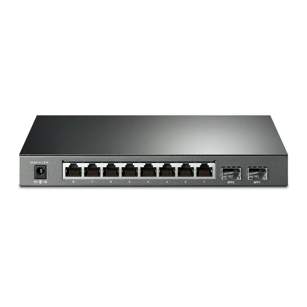 tp-Link JetStream 10-Port Gigabit Smart Switch with 8-Port PoE+ | TL-SG2210P