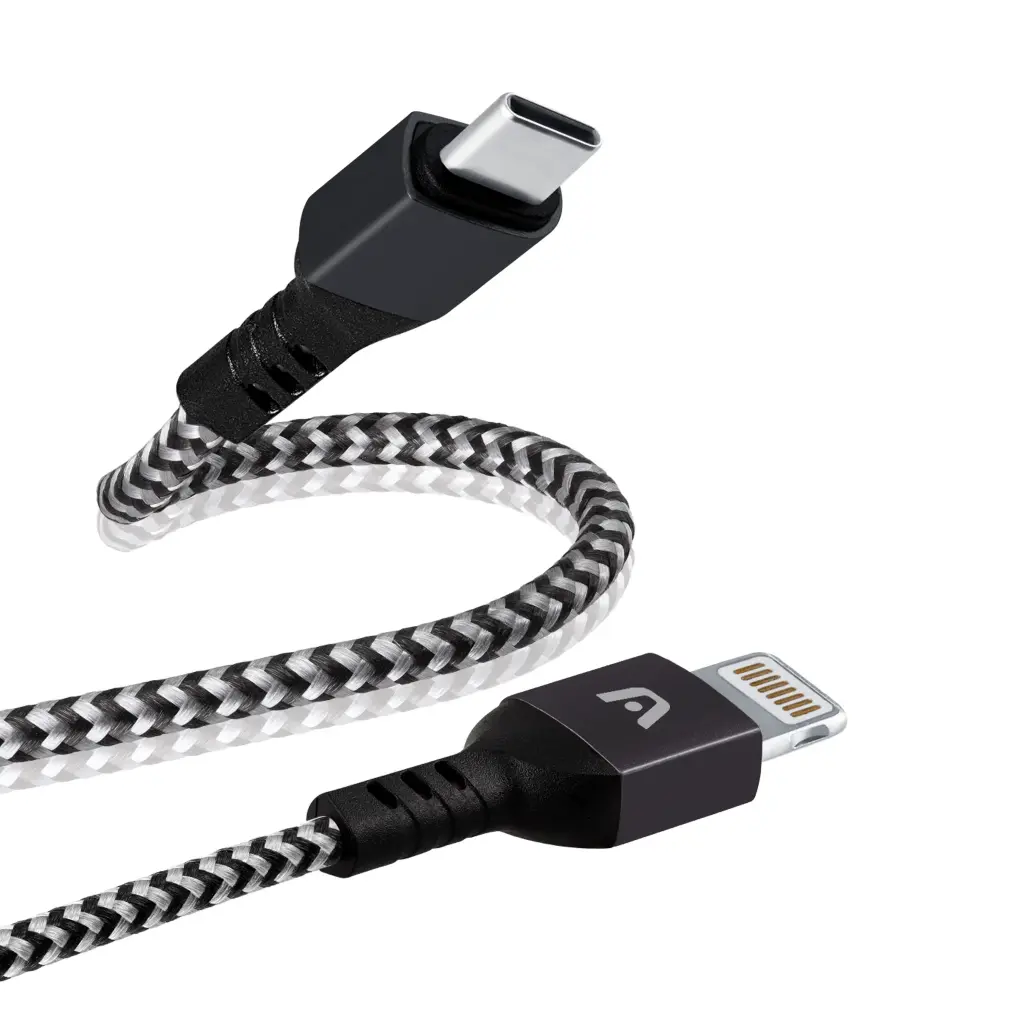 Argom Dura Type C to Lightning 18w Nylon Braided Cable 6ft