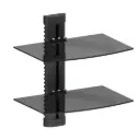 Argom Double Shelf A/V Wall Stand 