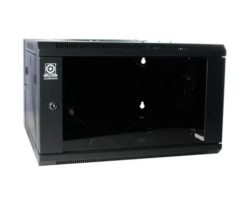 Bellcom 6U Double Section Secure Wall Mounted Network Cabinet 