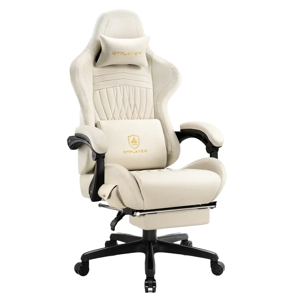 GTPlayer Ace Series PRO Musical Gaming Chair (Ivory)