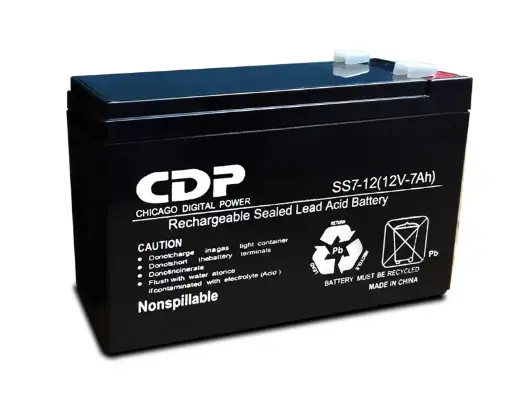 CDP 12v Sealed Lead Acid Battery 7Ah