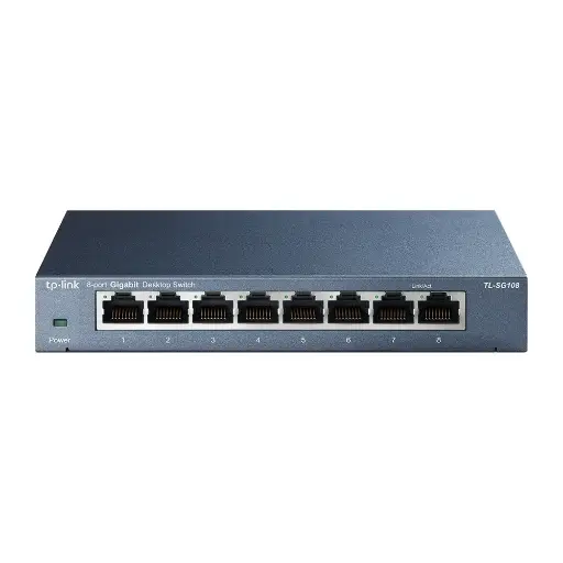 [TL-SG108] tp-Link 8-Port 10/100/1000Mbps Desktop Switch | TL-SG108