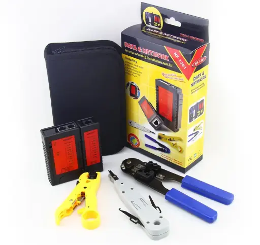 [NOYAFA-NF-1201] Noyafa NF-1201 Network Tool Kit (Wire stripper & Network Cable Tester & RJ45 Crimping Tool & Punch Down Tool)