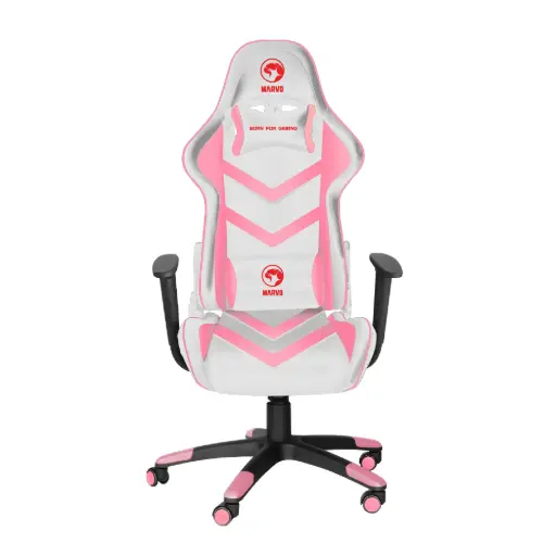 Marvo Adjustable Ergonomic Advanced Gaming Scorpion Chair (Pink)